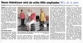 Hebekissen für Sozialstation